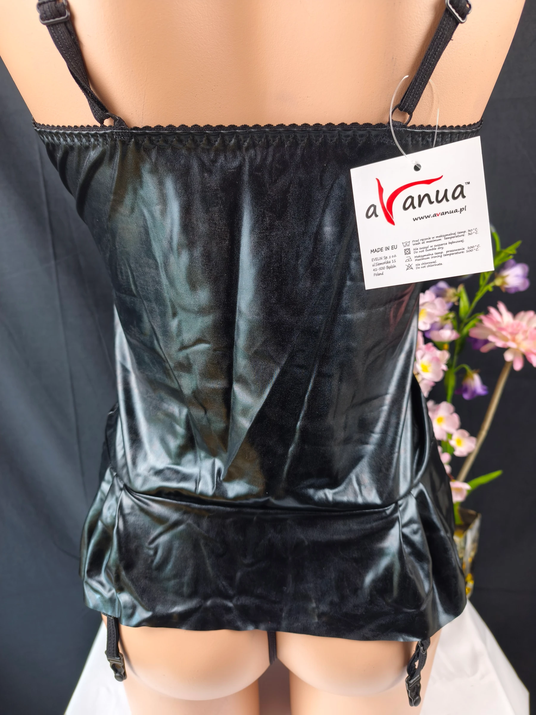 Ensemble Caraco met geïntegreerde kousenbands + string  Nieuw Maat L/XL 40-42 – photo 12
